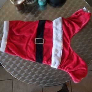 Dog Santa Claus Suit